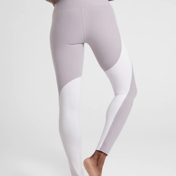 NWOT Athleta Pink Elation Asym 7/8 Leggings - Picture 2 of 7